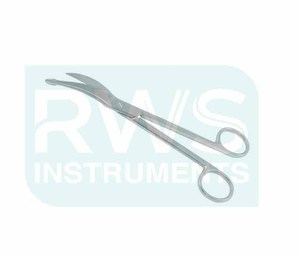 Instruments chirurgicaux de haute qualité RWS Instruments, ciseaux nasaux Waldmann, une lame dentée, 18 cm, acier inoxydable, CE - Product Image 4