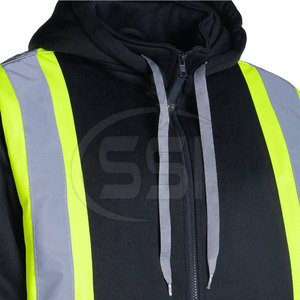 Sudadera de Seguridad para el Trabajo con Logotipo Personalizado, Impermeable, ANSI Clase 2, Alta Visibilidad, Alta Calidad para Uso Diurno y Nocturno - Product Image 2