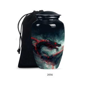 Urna Conmemorativa Dragonfly para Mujeres, Urna Funeraria Decorativa para Mamá y Papá, Urnas de Entierro de 10 Pulgadas para Cenizas Humanas de Adultos - Product Image 6