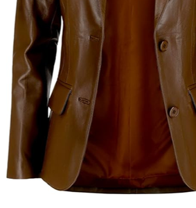 Chaqueta Blazer de Cuero para Hombre al por Mayor, Transpirable, Informal, de Alta Calidad, Precio Accesible - Product Image 5