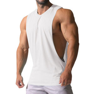 Débardeur Homme XL Sans Manches Respirant et Ample, Gilet Sport et Loisirs avec Col, Style Débardeur Formel d'Été Couleur Unie - Product Image 2