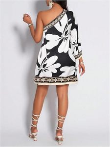 Vestido Mini Casual de Verano para Mujer, Transpirable, Estampado Tropical Vintage, con Espalda Descubierta, para Vacaciones - Product Image 2