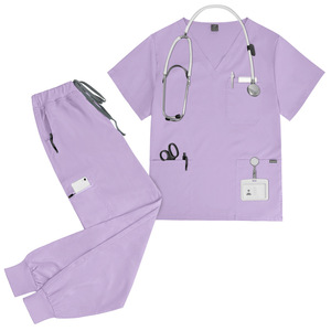 OEM 2026 Vente en gros de tenues médicales respirantes personnalisées, uniformes d'infirmière d'hôpital, ensembles de blouses de travail unisexes, uniformes de spa, design de dessin animé - Product Image 5