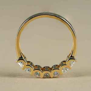 Bague de luxe en diamant de laboratoire 1,40 carat taille radiant plaqué or 18 carats et rhodium, certifiée IGI, qualité supérieure, best-seller - Product Image 3