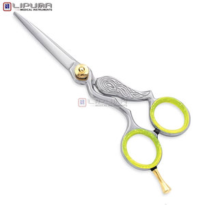 Ciseaux de coiffure professionnels en acier inoxydable ultra-affûtés et ergonomiques avec vis de tension réglable pour la coupe de cheveux en salon de beauté - Product Image 6
