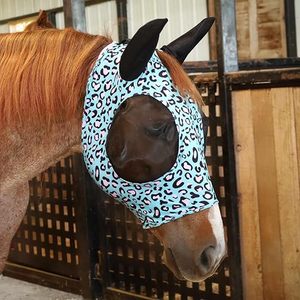 Horse <b>Fly</b> <b>Mask</b> Ears, Full Size - Breathable Lightweight Snug Fit Horse Face Covering, Mesh Eyes & Ears, Forelock Hole, - Product Image 4