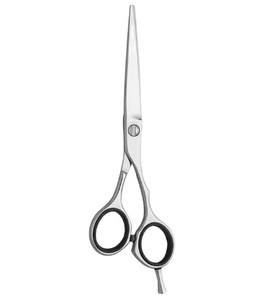 Ciseaux de beauté en céramique de haute qualité en acier inoxydable lame tranchante repose-doigt réglable coupe de cheveux ciseaux finition polonaise - Product Image 1