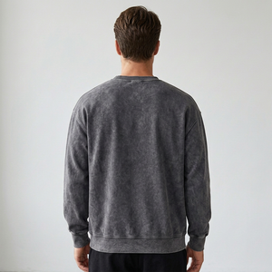 Sweat-shirt à capuche en molleton 100% coton pour homme, coupe classique, imperméable, respirant, couleur personnalisée, pull décontracté d'hiver - Product Image 4