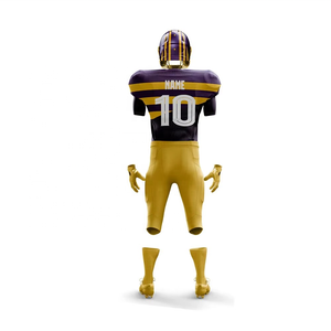 Football Jersey Sublimation <b>Printed</b> College Football Uniform Quick Dry Short- Sleeves Custom Logo American Football Jersey - Product Image 3