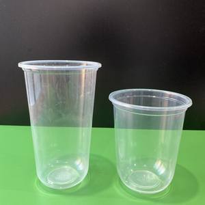 Vaso de Plástico PP Transparente Desechable en Forma de U, Precio Bajo de Fábrica en Vietnam, Listo para Enviar, Tamaños de 12oz, 16oz y 22oz, Personalizable - Product Image 1