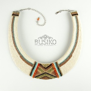 CRYSTAL CRAFT African Fashion African Statement Jewelry Sets Bohemian Multilayer Colorful Resin Beads Women Necklace - Product Image 3