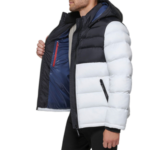 Chaqueta Acolchada de Invierno para Hombre, con Cuello Alto, Cierre de Cremallera y Botones, Estampado Sublimado Personalizado, Nueva Colección - Product Image 6