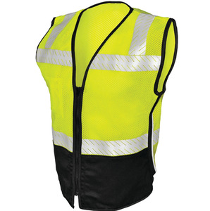 Chaleco de Seguridad Amarillo de Alta Visibilidad con Cinta Reflectante, Tejido de Malla Transpirable para Mantenimiento de Carreteras y Tráfico, Chaleco para Hombre - Product Image 4