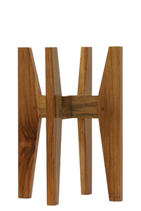 Premium H Shaped Solid Teak Wood <b>Plant</b> Stand Modern Display Rack for Indoor <b>Plants</b> and Home Decoration - Product Image 3