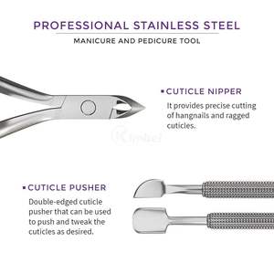 Coupe-cuticules professionnel en acier inoxydable au design fin, outil de manucure et pédicure de haute précision pour les cliniques - Product Image 2