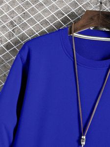 Traje Deportivo Impermeable ActivePro para Hombre, Corte Ajustado, 100% Poliéster, Estilo Vintage Lavado Ácido, para Gimnasio |   Elástico |   Azul Marino - Product Image 4