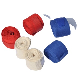 Bandages de boxe personnalisés en nylon et coton doux, haute qualité, respirants, avec logo personnalisé, contact direct fabricant, boxe - Product Image 1