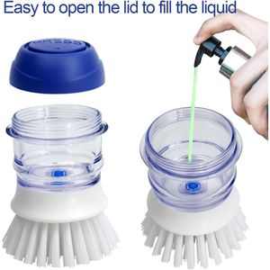 Set per Pulizia Cucina: Spazzola per Piatti con Dispenser di Sapone, Strumento Essenziale per Mantenere l'Igiene - Product Image 6