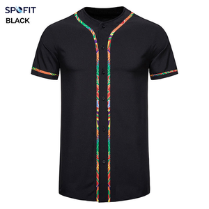 เสื้อเจอร์ซีย์กีฬาแบบสั้นถักนิตติ้ง คอวีติดกระดุม สายรัดหลายเส้น สีตามสั่ง ขนาดตามสั่ง แบบซับลิเมชั่น ชุดทีม OEM ODM - Product Image 6