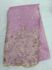 Tissu doux or pailleté 45 GSM, largeur 44 pouces, en coton brodé imprimé floral, matériau pour vêtements ethniques de créateurs de boutiques - Product Image 5