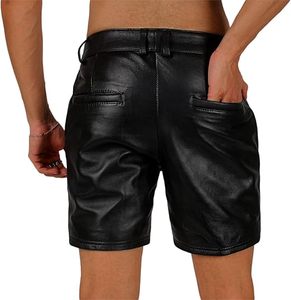 Shorts en cuir de vachette pour homme de qualité supérieure, sur mesure, design uni, légers, pour usage régulier - Product Image 2