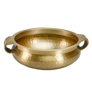 Nuevo Tazón de Ensalada de Metal con Acabado Dorado para Mesa, Uso Doméstico y Hotelero, Tazones para Servir Alimentos y Bocadillos, Artesanía - Product Image 4