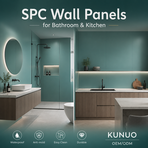 Panneau mural SPC couleur unie finition mate imperméable pour revêtement <span class=keywords><strong>intérieur</strong></span> salle de bain, salle de sport, entrepôt, appartement moderne - Product Image 6
