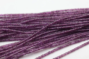 Perles rondes lisses en grenat naturel de 3mm perles rondes en grenat pour la fabrication de bijoux - Product Image 3