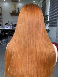 วิกผมตรงทรงบ็อบตัดสีเบอร์กันดีสำหรับต่อ100% ผมมนุษย์ใสสำหรับลูกไม้บริสุทธิ์เรมี่100% เวียดนาม - Product Image 2