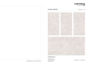 กระเบื้องพอร์ซเลนแกะสลักลายขนาดใหญ่หรูหรา 600x1200 ผิวสัมผัสพรีเมียม สำหรับตกแต่งผนัง พื้น ภายในและภายนอกอาคาร - Product Image 4