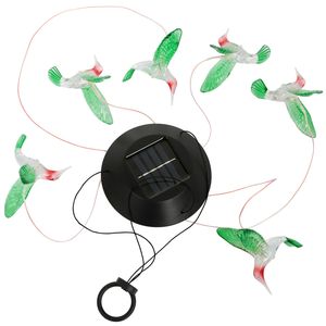 Campanella a Vento Solare LED a Forma di Colibrì, Luci a Stringa 6-LED Cambia Colore, Lampada Decorativa da Giardino Impermeabile IP65 per Uso Domestico - Product Image 2