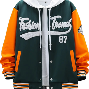 Veste de sport en toile pour homme avec logo personnalisé, imprimé, style vintage, haute qualité et confort optimal - Product Image 1