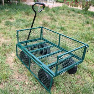 Carretilla de Jardín Verde para Transporte Fácil de Leña - Product Image 2