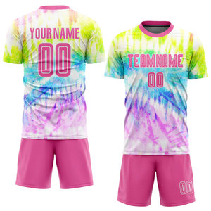 Custom <b>Tie</b> <b>Dye</b> Sport Jersey Short Sleeve Crew Neck Sublimation Print Unisex Adult Quick Dry Polyester Shirt - Product Image 2