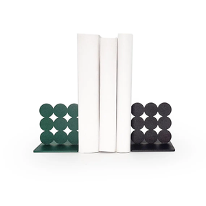 Serre-livres traditionnels en aluminium pour une organisation de bibliothèque haut de gamme, ajoutant une touche sophistiquée, support de livre solide et poli - Product Image 3