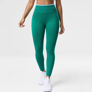 High Quality Slim Fit Women's Leggings Professional Manufacturer's New Arrival Mid Casual Spandex Material Custom Breathable - Product Image 3