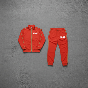 Custom Adjustable Design Nylon Tracksuit <b>Men</b> Windbreaker <b>Jacket</b> and Nylon <b>Track</b> Pants Set Jogging Stripes Windbreaker Tracksuit - Product Image 2