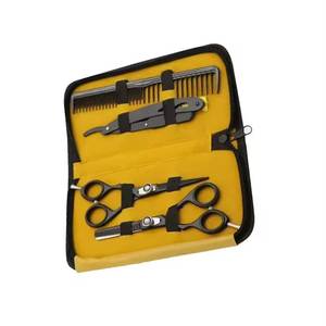 Morje Surgical – Kit professionnel de ciseaux à effiler les cheveux avec peignes, lames et poignées en acier inoxydable, pour droitiers, 28 - Product Image 3