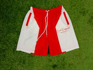 กางเกงออกกำลังกายเอวยางยืดสำหรับผู้ชายกางเกงขาสั้นผ้าไนลอนทรงสตรีทไซส์ใหญ่พิเศษออกแบบได้ตามต้องการ - Product Image 5