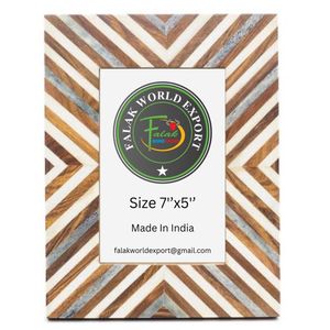 Wholesale new design bone inlay floral <b>photo</b> <b>frame</b> with scallop edges for creating sweets moments New hot selling resin inlay - Product Image 2