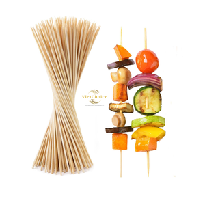 Brochettes en bois VietChoice, bâtonnets de bambou naturels jetables pour barbecue, style simple - Product Image 1