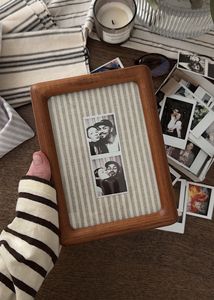 Wooden Rectangular Photo <b>Frame</b> Tabletop Vertical Minimalist <b>Design</b> Light Wood Finish wood handmade <b>wall</b> hanging - Product Image 3