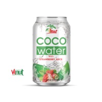 330ml d'eau de coco en conserve avec fabricant de pulpe Directeur de Ben Tre, Viet Nam
