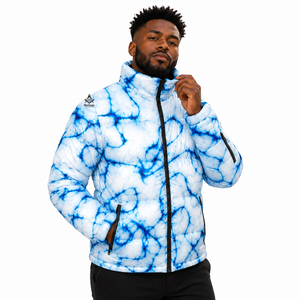Veste matelassée épaisse et brillante pour homme, style Regalia Maçonnique Héritage, avec fermeture éclair intégrale, manteau d'hiver chaud pour l'extérieur - Product Image 1