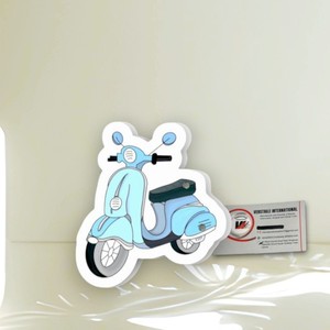 Paleta de Acrílico Magnética Personalizada de Alta Calidad con Diseño de Scooter Azul, Mariposa, Corazón, Flor y Cuadrado para Artistas de Extensión de Pestañas - Product Image 2
