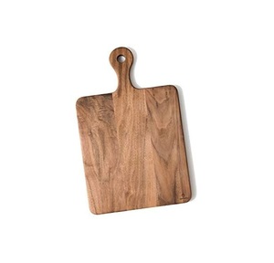 Planche à découper rustique en bois, forme unique avec poignée, pour la cuisine - Product Image 4