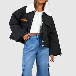 Compra al por Mayor Chaquetas Cortas para Mujer, Chaqueta Acolchada de Plumón de Pato, Parkas para Mujer, Precio Económico, Chaqueta Acolchada de Plumón Finamente Procesada - Product Image 3