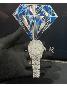 Customized Design Luxury Men's <b>Watch</b> Fashion Style Inlaid with Moissanite Diamond High Quality Mechanical <b>Watch</b> - Product Image 2