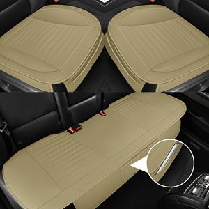 Funda de Asiento de Coche de Cuero de Microfibra, Juego Completo, Protector de Asientos Delanteros y Traseros con Bolsillo de Almacenamiento, Garantía de 3 Años - Product Image 5