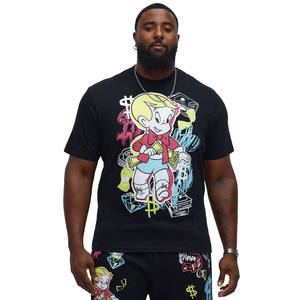 Nouvelle collection tendance : ensemble été homme, style décontracté et streetwear, t-shirts et shorts de qualité supérieure pour homme, en vente au prix de gros. - Product Image 2